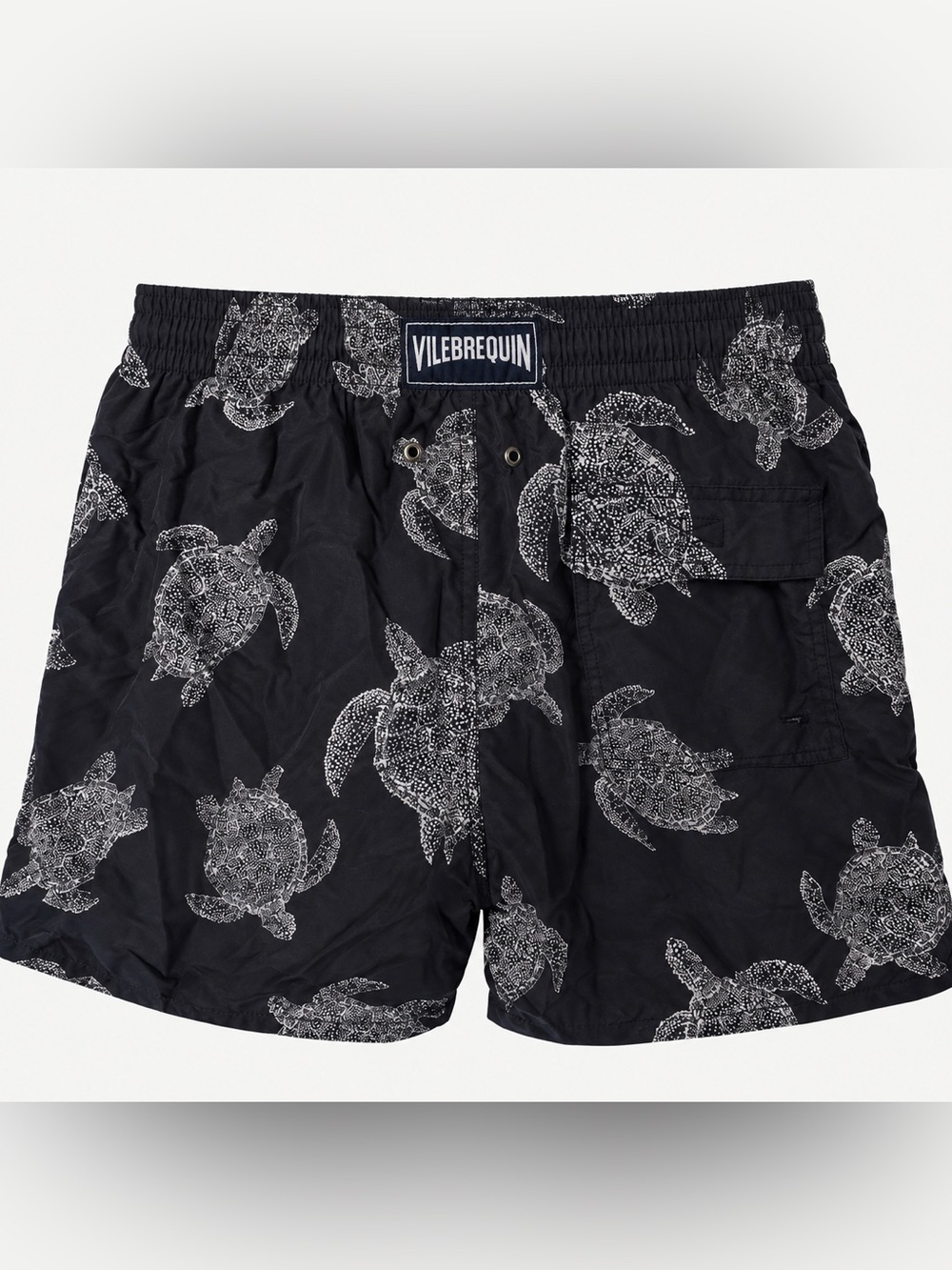 Vilebrequin Moorea Turtle-Print Swim Shorts Turtle Print Swim Trunks Size Medium